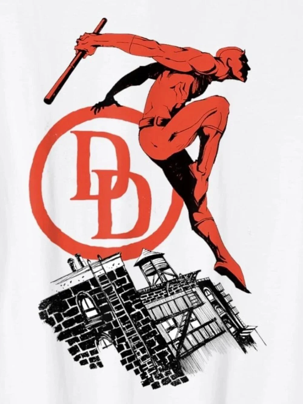 Comics Daredevil Matt Murdock City Action Retro T-Shirt 247 - Picture 2 of 5